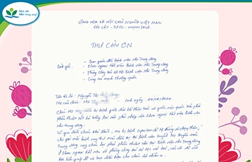 Những lời cảm ơn chạm đến trái tim