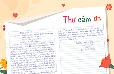 Có những sự biết ơn không thể diễn đạt trọn vẹn bằng lời, chỉ có thể gửi gắm bằng cả trái tim