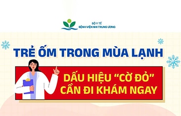Trẻ ốm trong mùa lạnh: Dấu hiệu ‘cờ đỏ’ cần đi khám ngay