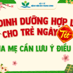 [INFOGRAPHIC] Dinh dưỡng hợp lý cho trẻ ngày Tết – Cha mẹ cần lưu ý điều gì?