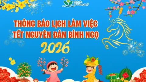 [THÔNG BÁO] LỊCH LÀM VIỆC TẾT NGUYÊN ĐÁN BÍNH NGỌ 2026
