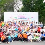 Cán bộ, nhân viên Bệnh viện Nhi Trung ương hưởng ứng giải chạy vì trẻ em sống chung với bệnh hiếm