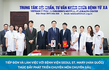 Tiếp đón và làm việc với Bệnh viện Seoul St. Mary (Hàn Quốc): thảo luận định hướng hợp tác, thúc đẩy phát triển chuyên môn chuyên sâu