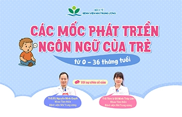 [VIDEO] Các mốc phát triển ngôn ngữ của trẻ từ 0 – 36 tháng tuổi