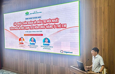 Sinh hoạt khoa học: “Cập nhật chẩn đoán, điều trị mới nhất viêm phổi và rối loạn tiêu hóa chức năng ở trẻ em’’