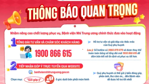 [THÔNG BÁO QUAN TRỌNG] Cập nhật tổng đài tư vấn chăm sóc khách hàng & Kênh tiếp nhận góp ý trực tuyến