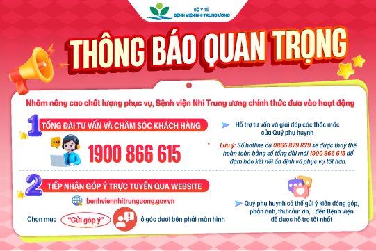 [THÔNG BÁO QUAN TRỌNG] Cập nhật tổng đài tư vấn chăm sóc khách hàng & Kênh tiếp nhận góp ý trực tuyến