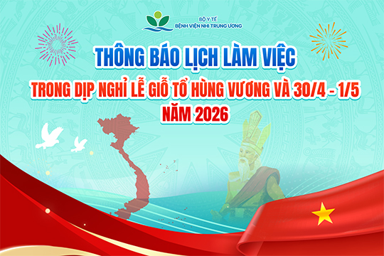 [Thông báo] Lịch làm việc trong thời gian nghỉ lễ Giỗ Tổ Hùng Vương và 30/4 – 1/5 năm 2026