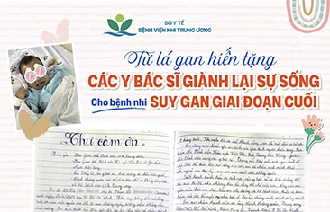 Ca ghép gan sinh tử và lời tri ân xúc động của người mẹ