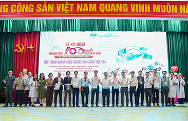 Hội thảo khoa học chào mừng lễ kỷ niệm thành tựu 100 ca ghép gan cho trẻ em: Chia sẻ kinh nghiệm, cập nhật kỹ thuật điều trị chuyên sâu