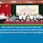 Bệnh viện Nhi Trung ương cùng các bệnh viện tham gia ký kết chương trình phối hợp với UBND phường Láng: Bước tiến mới trong nâng cao chất lượng y tế cơ sở giai đoạn 2026-2030