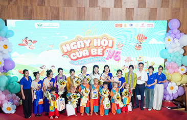 Ngày hội của bé 1/6 – Trao yêu thương, gửi trọn nụ cười đến các bệnh nhi tại Bệnh viện Nhi Trung ương