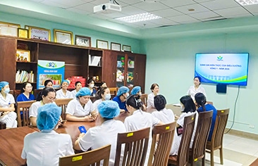 Sôi nổi Vòng 1: Đánh giá kiến thức điều dưỡng 2026 tại Bệnh viện Nhi Trung ương