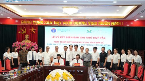 Bệnh viện Nhi Trung ương và Sở Y tế tỉnh Sơn La ký kết Thỏa thuận hợp tác phát triển hệ thống nhi khoa giai đoạn 2026 – 2031