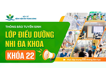 [Thông báo tuyển sinh] Lớp “Điều dưỡng Nhi đa khoa” khóa 22 năm học 2026
