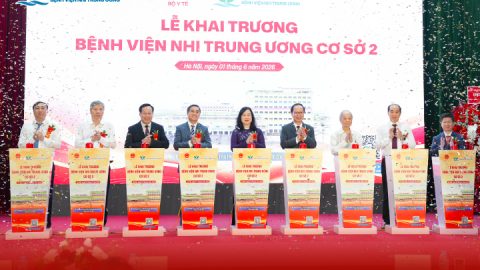 Cột mốc quan trọng trong hành trình phát triển của Bệnh viện Nhi Trung ương: Cơ sở 2 chính thức đi vào hoạt động, gần 400 trẻ em được thăm khám ngay trong ngày đầu tiên