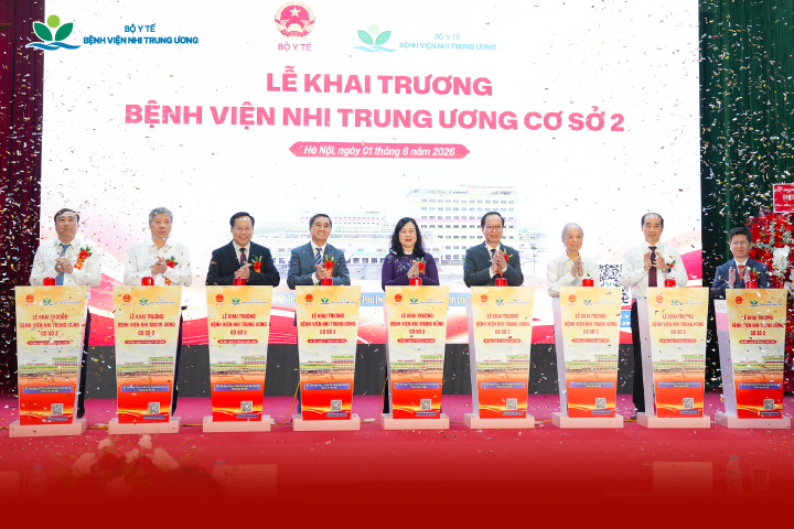 Cột mốc quan trọng trong hành trình phát triển của Bệnh viện Nhi Trung ương: Cơ sở 2 chính thức đi vào hoạt động, gần 400 trẻ em được thăm khám ngay trong ngày đầu tiên