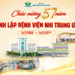 Bệnh viện Nhi Trung ương: 57 năm hành trình “Tận tâm – Chất lượng – Vì sức khỏe trẻ em Việt Nam”