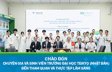 Bệnh viện Nhi Trung ương chào đón chuyên gia và sinh viên Trường Đại học Teikyo (Nhật Bản) đến tham quan và thực tập lâm sàng
