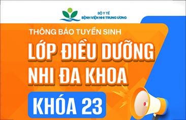 [Thông báo tuyển sinh] Lớp “Điều dưỡng Nhi đa khoa” khóa 23, năm học 2026