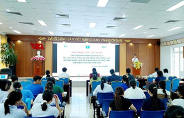 Bệnh viện Nhi Trung ương đào tạo 2 lớp Cấp cứu Nhi khoa cơ bản: Nâng cao năng lực xử trí ban đầu tại Lai Châu