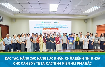 Bệnh viện Nhi Trung ương tiếp tục đào tạo, nâng cao năng lực khám, chữa bệnh Nhi khoa cho cán bộ y tế tại các tỉnh miền núi phía Bắc
