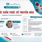 [Thông báo] Sinh hoạt khoa học: Cập nhật kiến thức về truyền máu