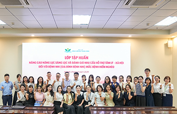 Bệnh viện Nhi Trung ương tổ chức chuỗi tập huấn nâng cao năng lực công tác xã hội trong hỗ trợ tâm lý - xã hội cho bệnh nhi mắc bệnh hiểm nghèo