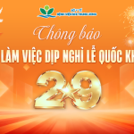 [Thông báo] Lịch làm việc trong dịp nghỉ Lễ Quốc khánh 2/9/2026