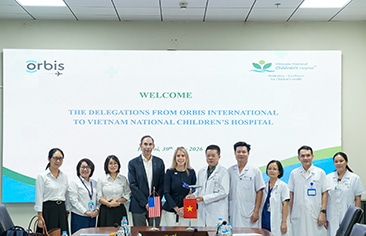 Tiếp nối hơn 20 năm đồng hành – Bệnh viện Nhi Trung ương và Tổ chức Orbis (Hoa Kỳ) tăng cường hợp tác, mở rộng cơ hội bảo vệ thị lực cho trẻ em Việt Nam