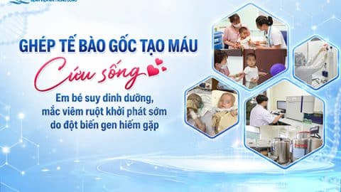 Ghép tế bào gốc tạo máu: Cứu sống em bé suy dinh dưỡng, mắc viêm ruột khởi phát sớm do đột biến gen hiếm gặp
