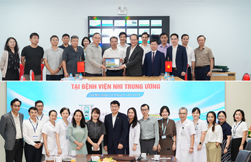 Điểm tin: Bệnh viện Nhi Trung ương tăng cường kết nối chuyên môn, chia sẻ kinh nghiệm phát triển y tế chuyên sâu