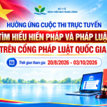 Bệnh viện Nhi Trung ương hưởng ứng cuộc thi trực tuyến “Tìm hiểu Hiến pháp và pháp luật”