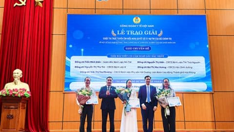 GS.TS. Trần Minh Điển - Giám đốc Bệnh viện Nhi Trung ương vinh dự nhận giải “Bài viết có cảm nghĩ sâu sắc nhất” Cuộc thi tìm hiểu Nghị quyết 72-NQ/TW