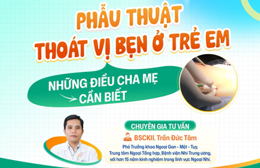 [Hiểu đúng - Chăm tốt] Phẫu thuật thoát vị bẹn ở trẻ em - Những điều cha mẹ cần biết