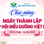 Chúc mừng 36 năm Ngày thành lập Hiệp hội Điều dưỡng Việt Nam (26/10/1990 – 26/10/2026)